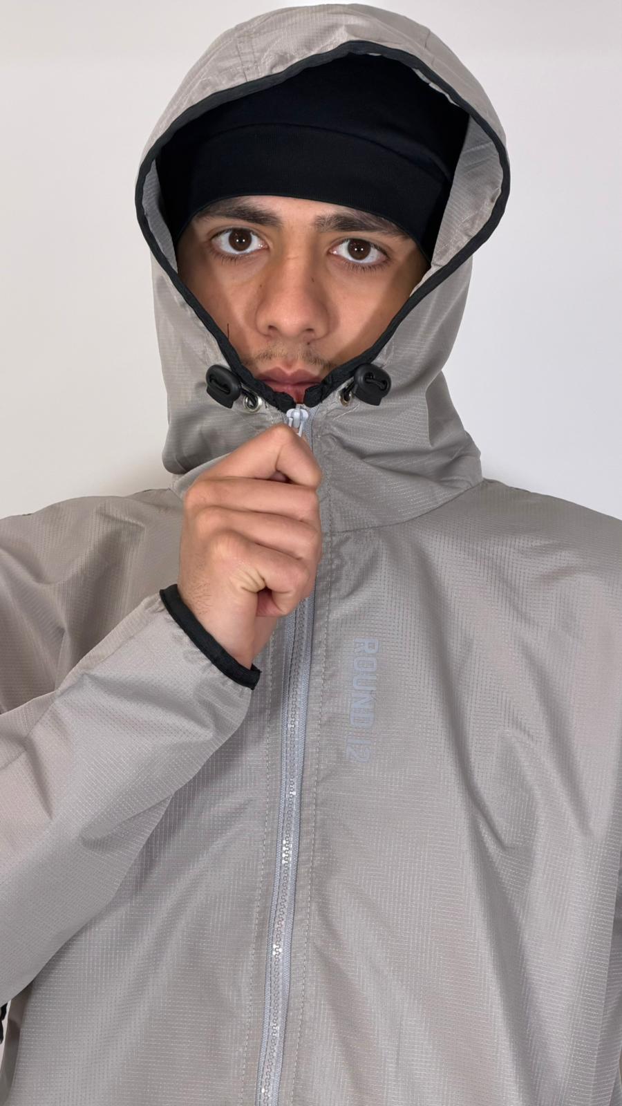 Flyweight Reflective Wind Breaker Grey