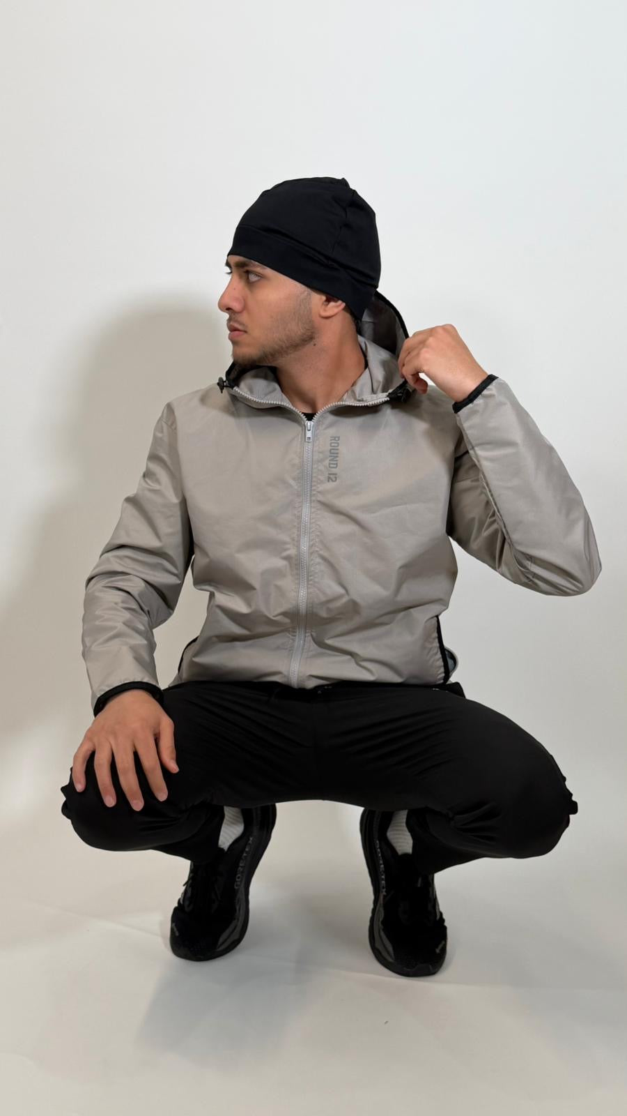 Flyweight Reflective Wind Breaker Grey