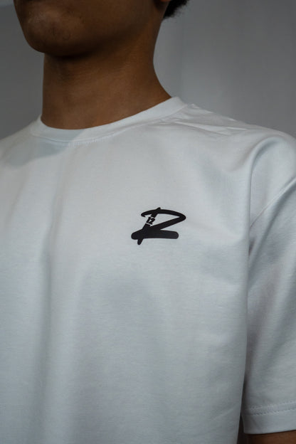 Gear That Goes The Distance Premium Oversized T-Shirt (White)