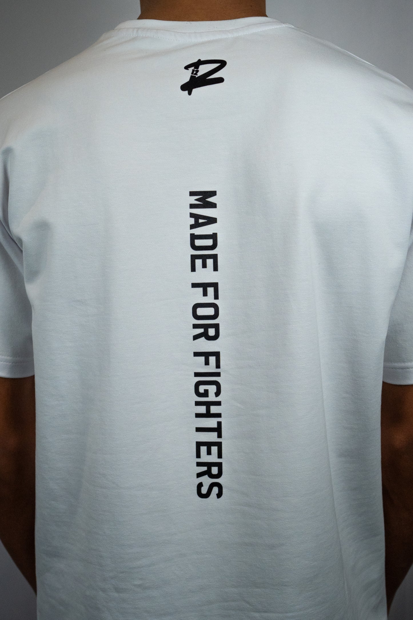 Made For Fighters Premium Oversized T-Shirt (White)