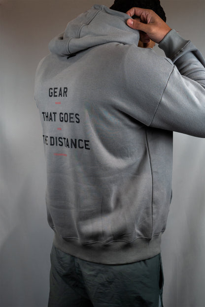 Gear That Goes The Distance Premium Oversized Hoodie (Grey)