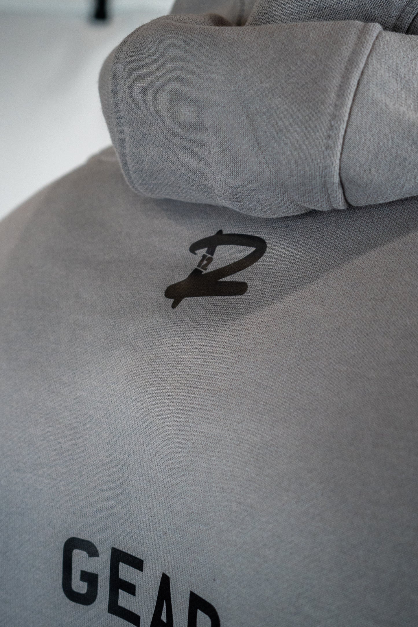 Gear That Goes The Distance Premium Oversized Hoodie (Grey)