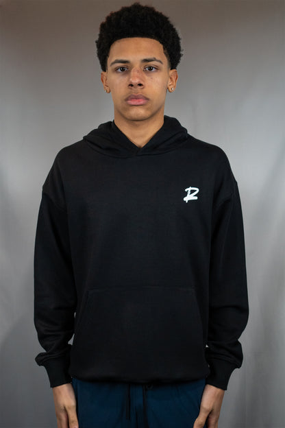 Gear That Goes The Distance Premium Oversized Hoodie (Black)