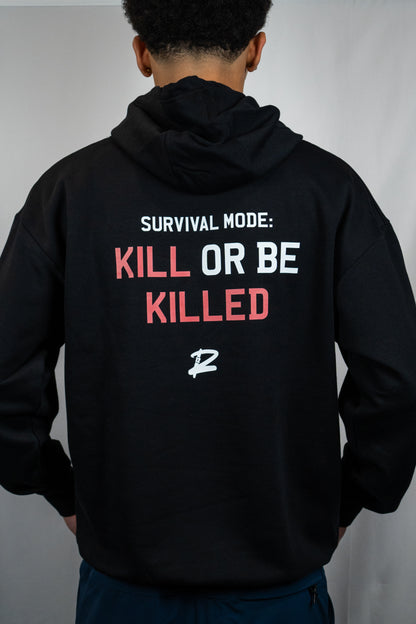 Survival: Kill Or Be Killed Premium Oversized Hoodie (Black)