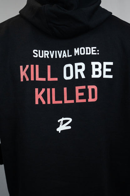 Survival: Kill Or Be Killed Premium Oversized Hoodie (Black)