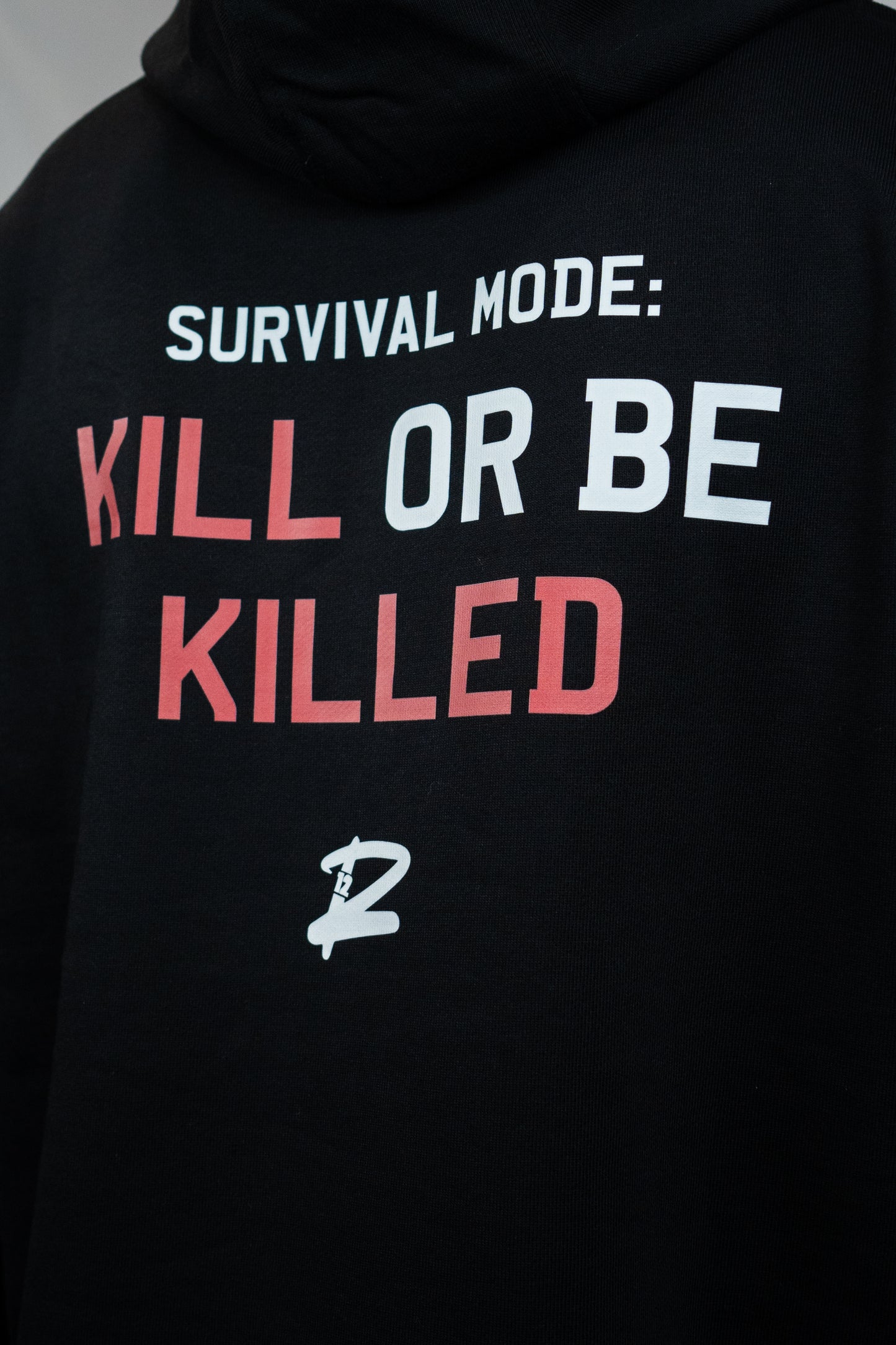 Survival: Kill Or Be Killed Premium Oversized Hoodie (Black)