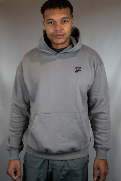 Survival Mode: Kill Or Be Killed Premium Oversized Hoodie (Grey)