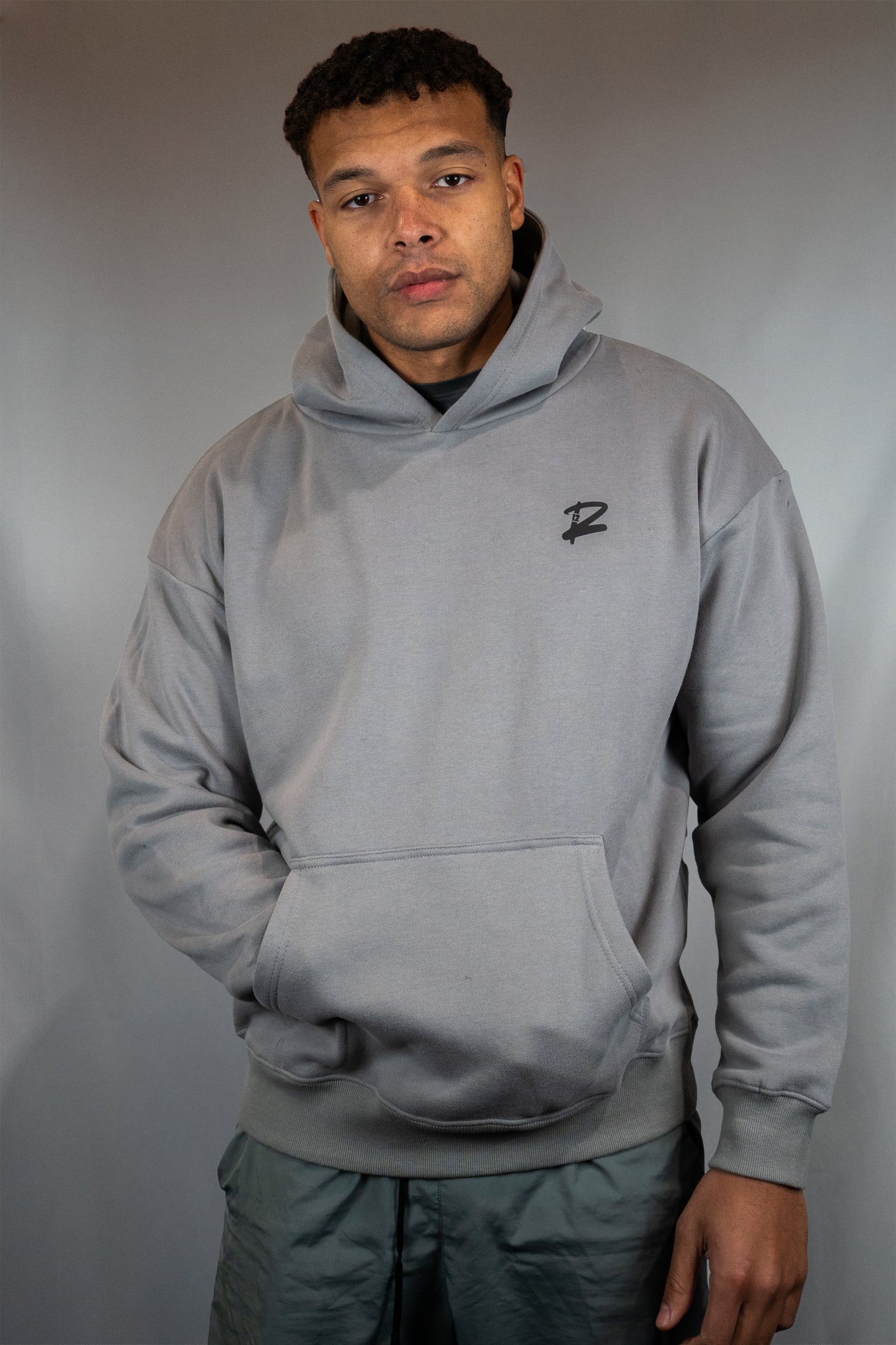 Made For Fighters Premium Oversized Hoodie (Grey)