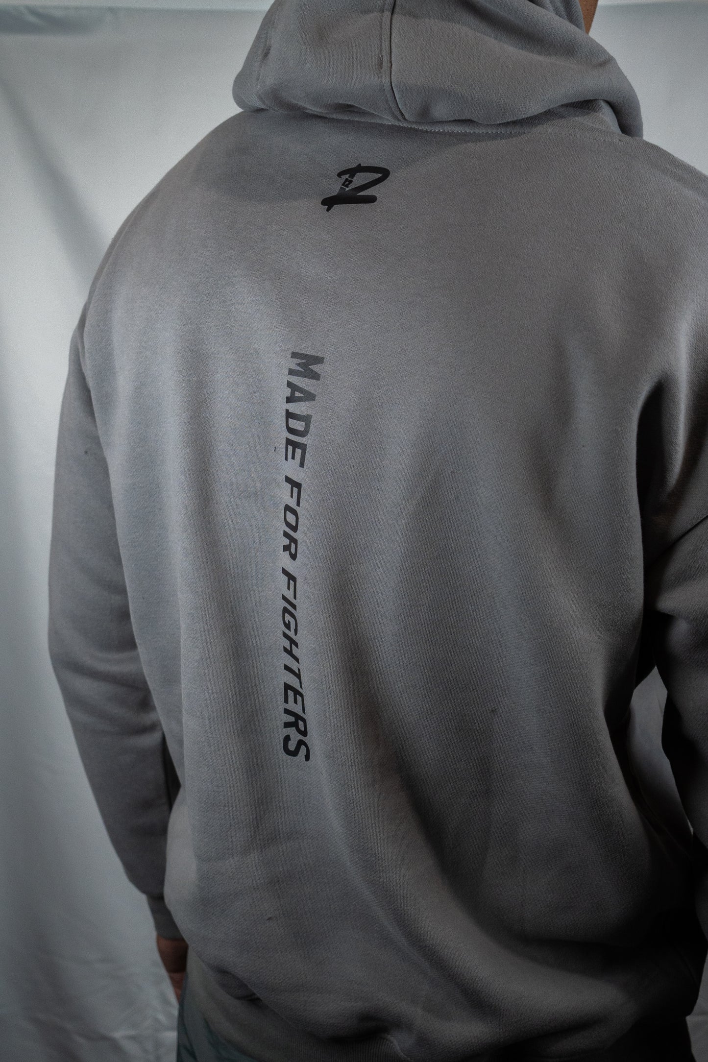 Made For Fighters Premium Oversized Hoodie (Grey)
