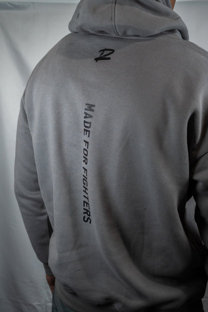 Made For Fighters Premium Oversized Hoodie (Grey)