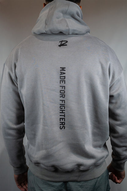 Made For Fighters Premium Oversized Hoodie (Grey)