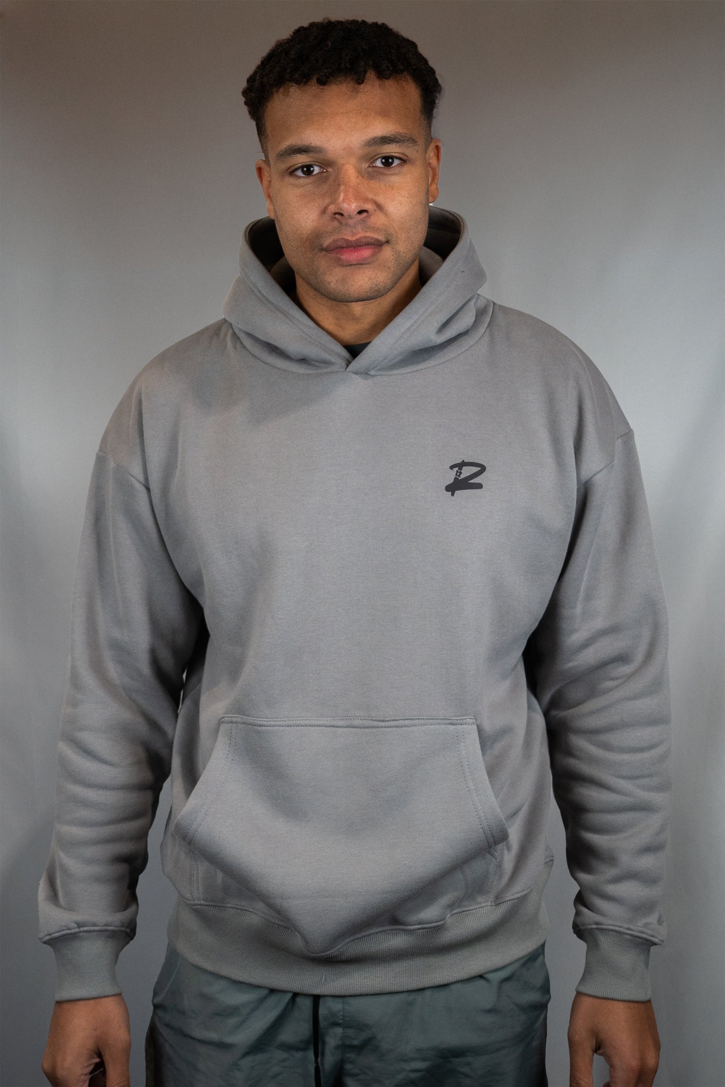 Gear That Goes The Distance Premium Oversized Hoodie (Grey)